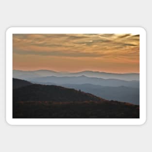 Magical Blue Ridge Mountains Sticker